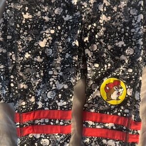 Stylish Black and Red Women's Leggings